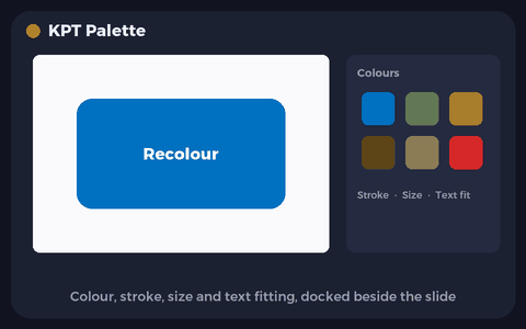 Animated preview of KPT Palette